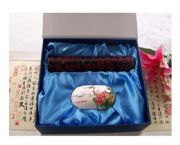 青花鼠標2件套